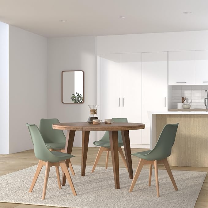 Трапезен стол atmosphera Baya, Полипропилен, Бук