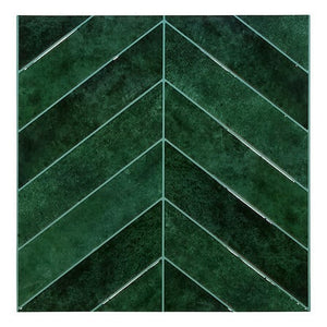 Стикери atmosphera Caro Chevrons, Тъмнозелен 30×30 cm, 2 бр