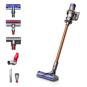 Вертикална прахосмукачка Dyson V10 Absolute 44888301, 525W, 29.4V, 0.76 л, Автономия 60 мин, Сив/Оранжев