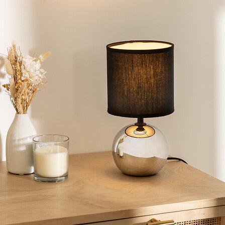 Нощна лампа atmosphera Timeo, 25 cm, Керамика