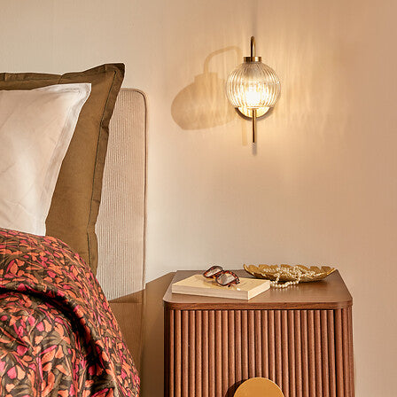 Лампа за стена atmosphera Krys, 30 cm, Стъкло