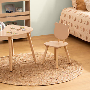 Детски стол atmosphera Douceur Organic Bear, MDF, Кафяв