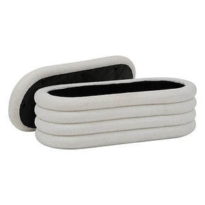 Пейка със съхранение atmosphera Giulia, Букле, Бял