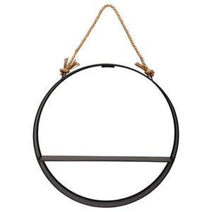 Рафт за стена atmosphera Irena,  Метал, Ø55 см