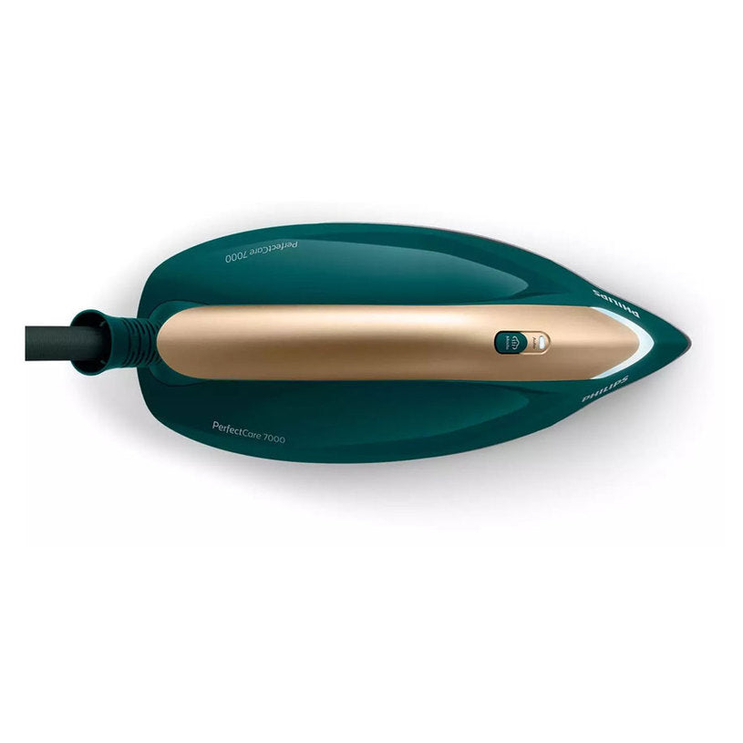Парогенератор Philips PerfectCare 7000 PSG7140/70, 2100W, 8 бара, 120 гр/мин, OptimalTemp, Бял/Зелен