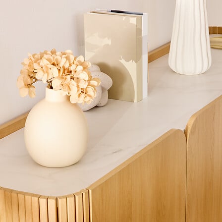 Скрин atmosphera Homelya, 2 врати, 2 чекмеджета, 160 cm, Хевея