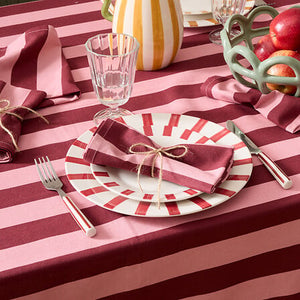 Комплект салфетки atmosphera Cherry, Памук, Червен, 40x40 cm, 4 бр