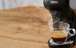 Мултифункционална 4в1 Еспресо Кафемашина HiBrew H1A , кафе и опция за капсули,, 1450 w, 19 bar, Бял