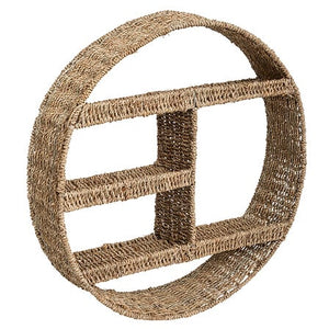 Рафт за стена atmosphera Aria, Морска трева, Ø58 см