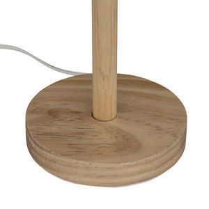 Настолна лампа atmosphera Della, 42 см, Естествено дърво