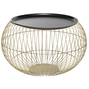 Холна маса atmosphera Alya, Метал, Златист, 2 броя