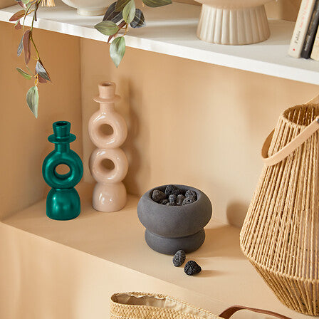 Свещник atmosphera Mala, Керамика, 25 cm, 2 бр