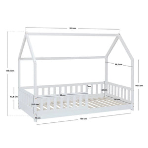 Детско легло Монтесори Аtmosphera Bosco, 90x190 см, MDF