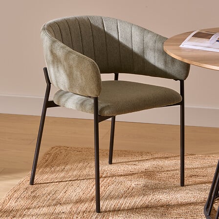 Трапезен стол с подлакътници atmosphera Solea, Корд