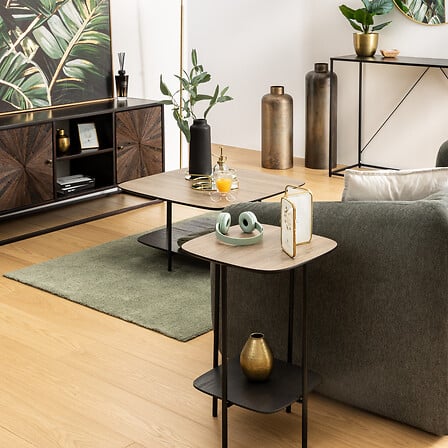 Холна маса atmosphera Hodia, MDF, Метал, 40x40x60 см