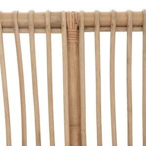 Двуместен диван atmosphera Neta, Ратан, Бял, 110x68x77 cm