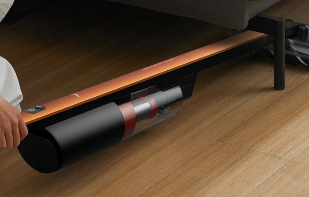 Вертикална прахосмукачка Deerma VC31, 180W, 15 kPa, Контейнер за прах 600 мл, Златист