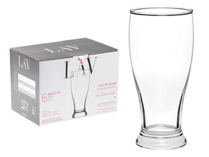 Сет чаши за бира LAV Brotto, 565 мл, 6 бр