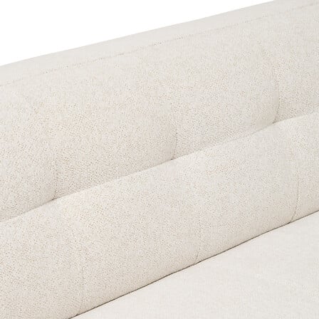 Триместен диван atmosphera Zenia, Слонова кост, 203x90x71 cm