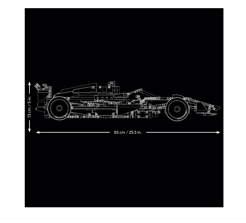 LEGO® Technic - Състезателна кола McLaren Formula 1 42141, 1432 части