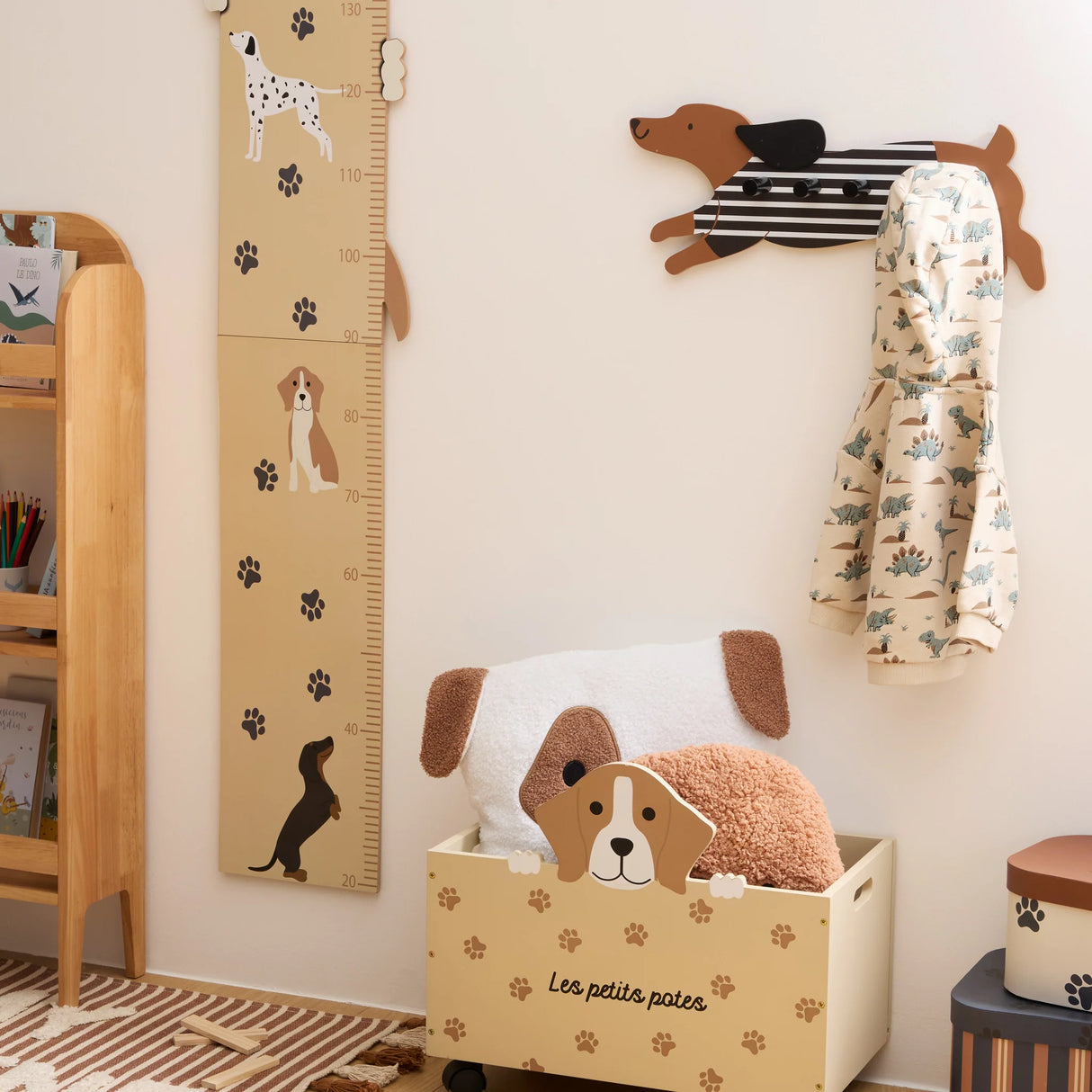 Детска закачалка atmosphera Dog, 50x20x6 cm, MDF