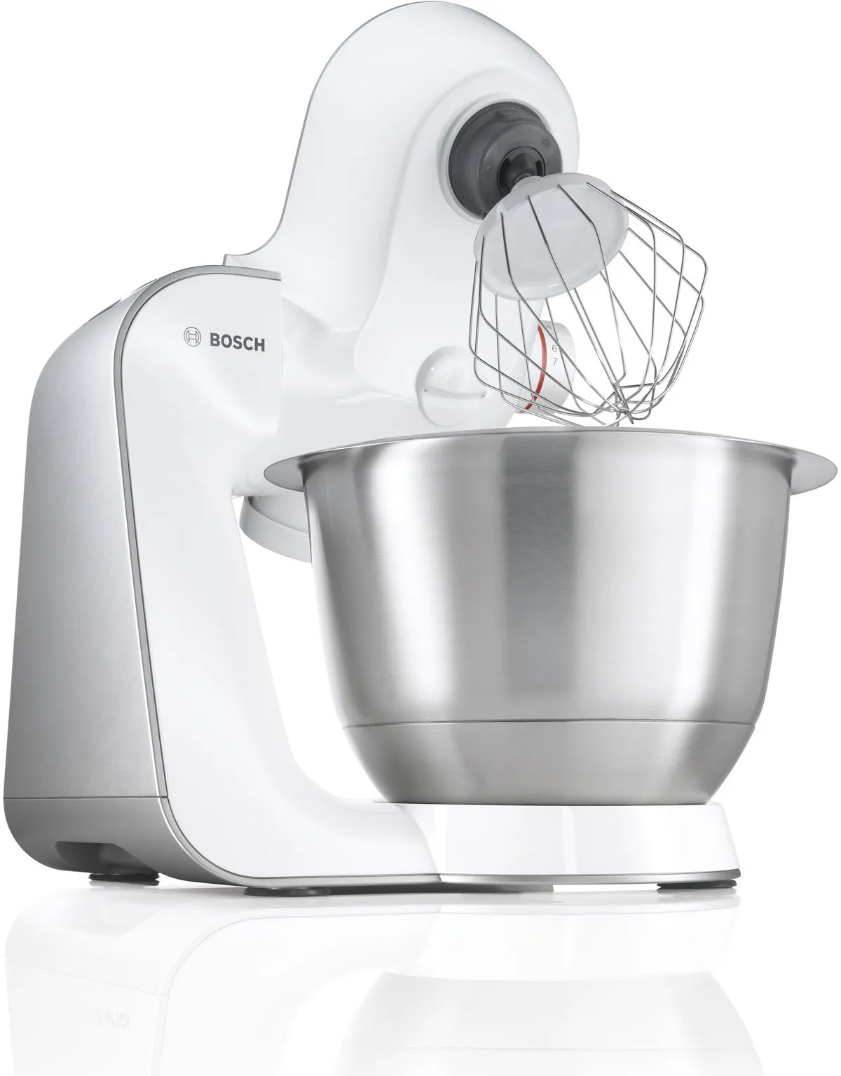 Кухненски робот Bosch MUM54251, 900 W, 7 скорости, купа 3.9 л, Блендер 1.25 л, Бял