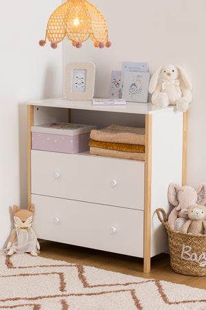 Детски скрин Аtmosphera Kima, MDF, Бял