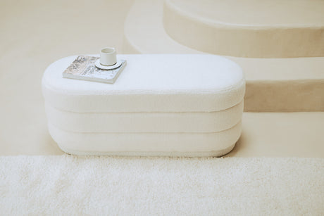 Пейка atmosphera Sinan, Букле, Бял, 100x40 cm