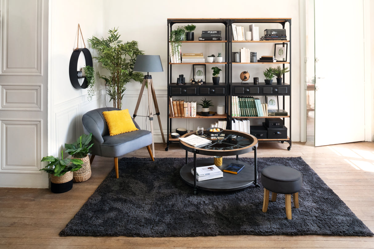 Рафт за стена atmosphera Irena,  Метал, Ø55 см