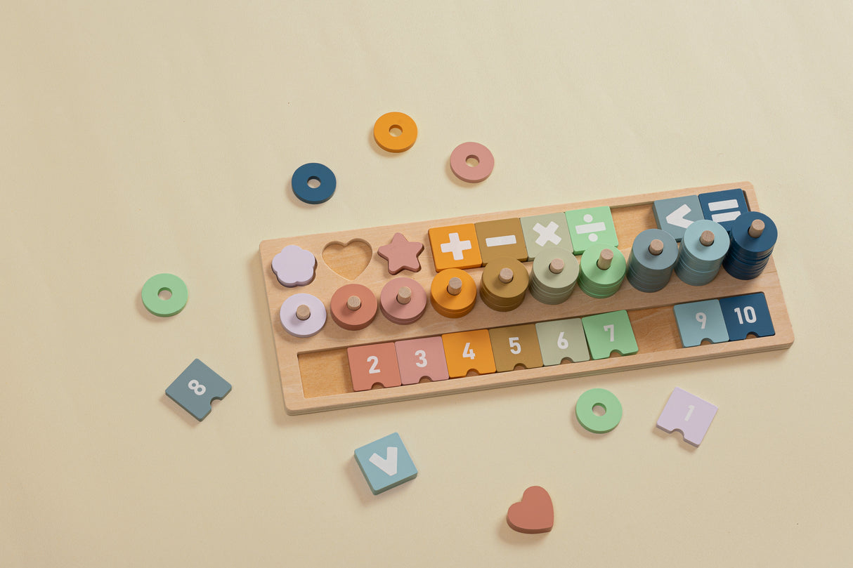 Детски дървен пъзел за смятане atmosphera, Бор