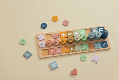 Детски дървен пъзел за смятане atmosphera, Бор