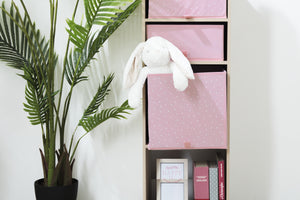 Кутия за съхранение atmosphera Stars, Розов, 29x29 cm