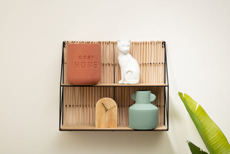 Рафт за стена atmosphera Sofia,  Метал, 48x40 см