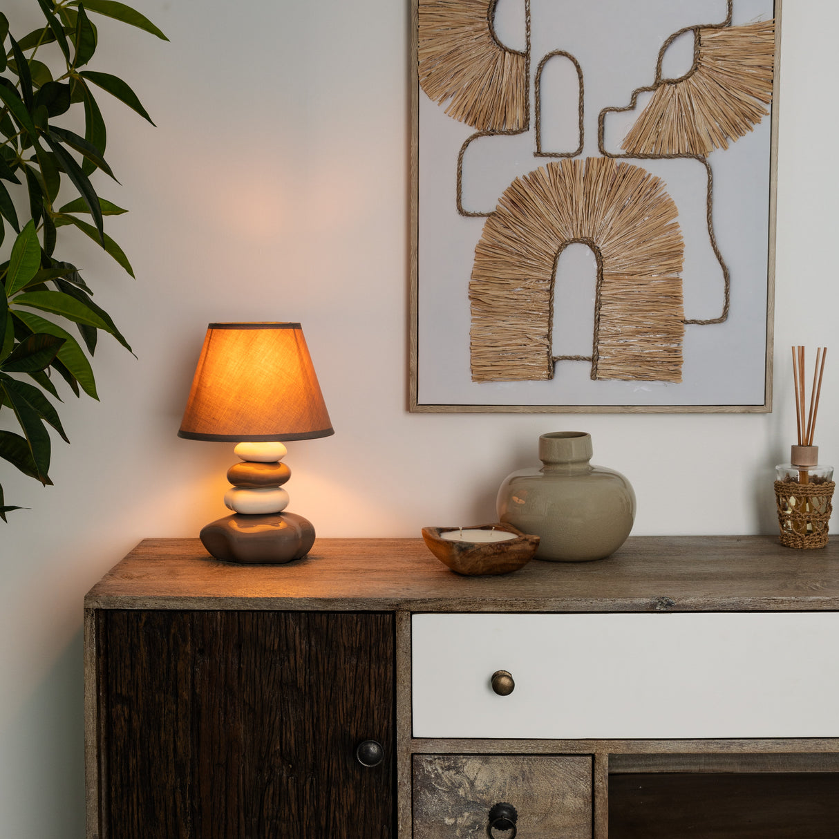 Нощна лампа atmosphera Leny, 31 cm, Различни разцветки