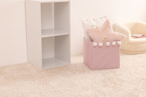 Кутия за съхранение atmosphera Pompom, Розов, 29x29 cm