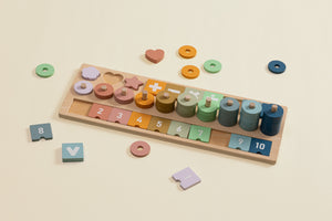 Детски дървен пъзел за смятане atmosphera, Бор