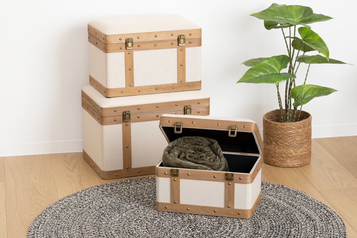 Сет кутии за съхранение atmosphera Norah, 39/44/51 cm