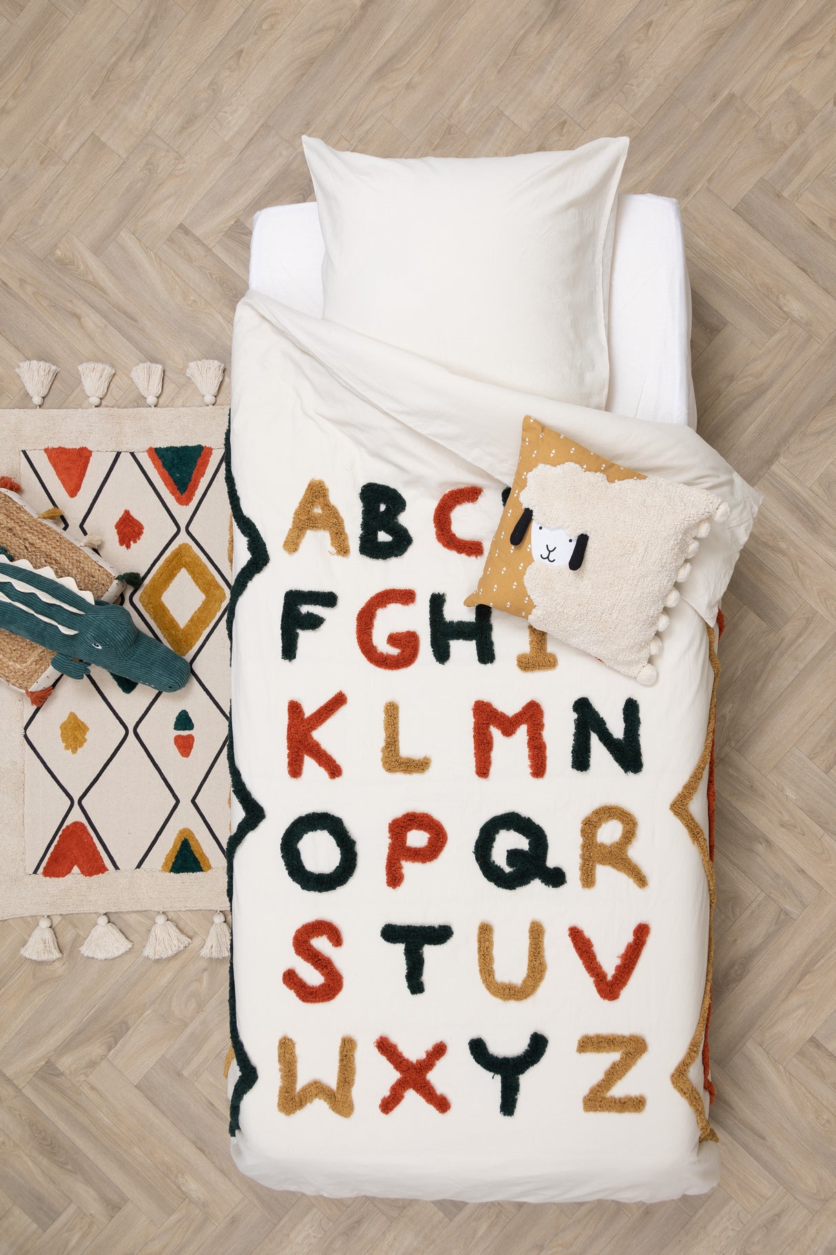 Детско двулицево спално бельо atmosphera Oasis, 140x200 cm, Памук