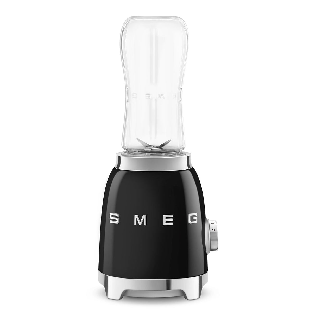 Блендер SMEG BLF03BLEU, 50's Style, 800 W, 1.5 л кана, 4 скорости на мощност, 6 функции, Черен