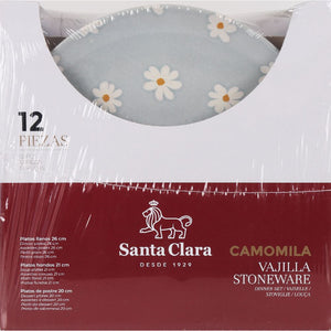 Сервиз за хранене Santa Clara Camomile, 12 части,порцелан