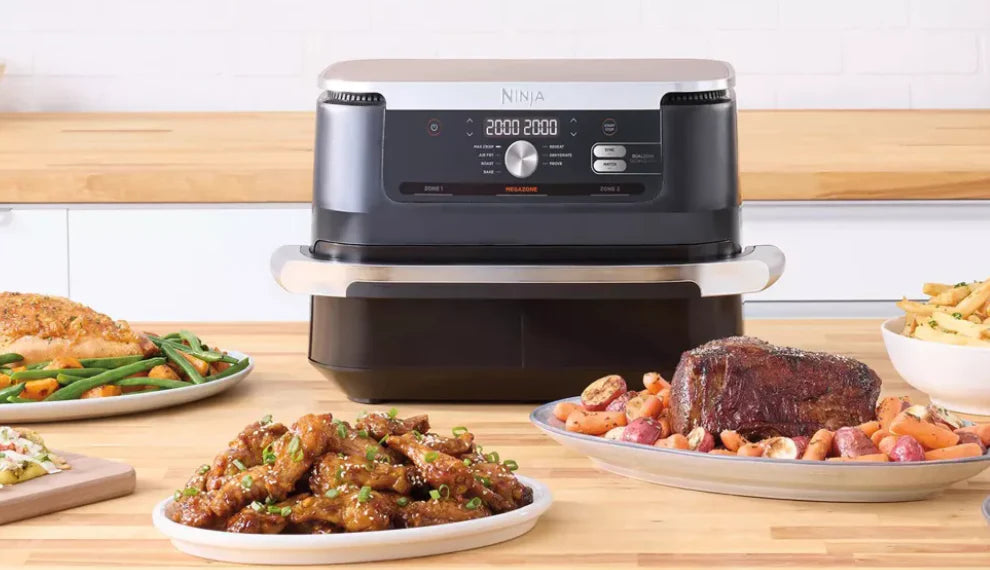 Фритюрник с горещ въздух Ninja AF500DE Foodi FlexDrawer, 2470W, 10.4 л, 7 програми, Черен