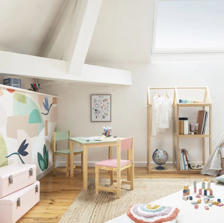 Детски стол Аtmosphera Classic, Розов