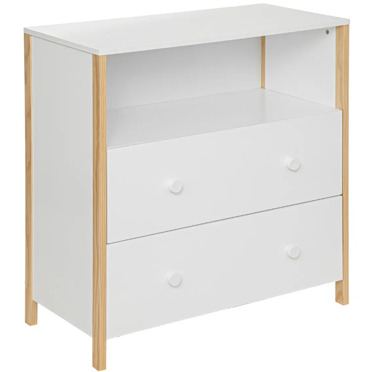 Детски скрин Аtmosphera Kima, MDF, Бял