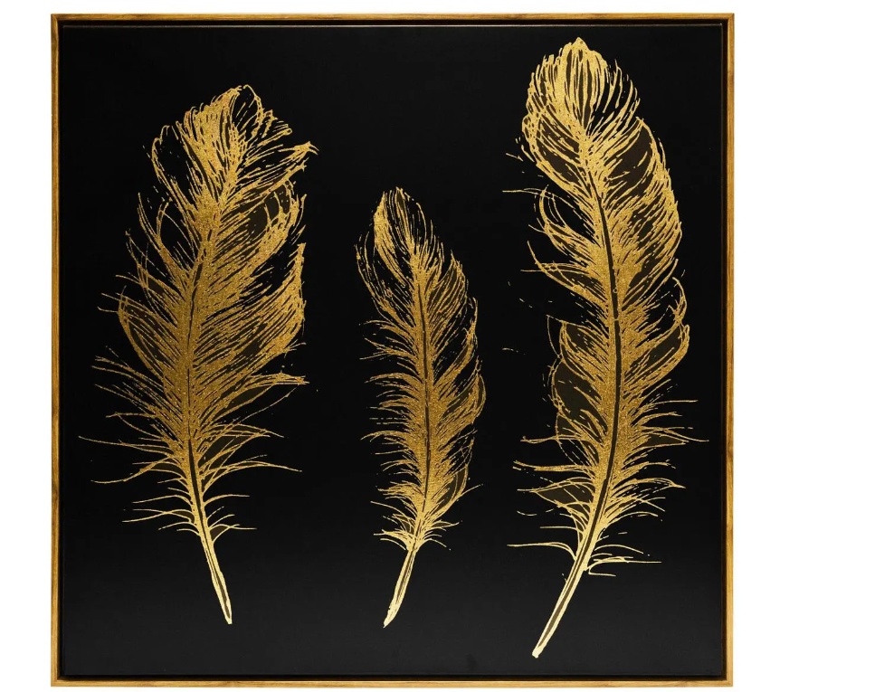 Картина atmosphera Feather, 78x78 cm