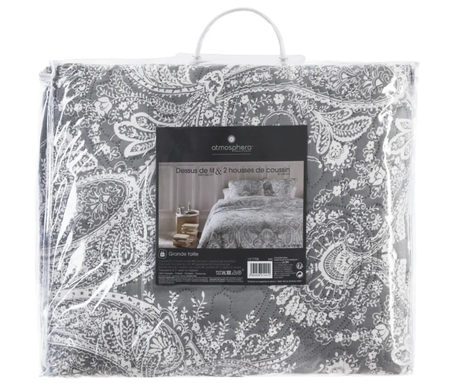 Комплект шалте с 2 бр. калъфка atmosphera Marie, 240x260 см, Полиестер