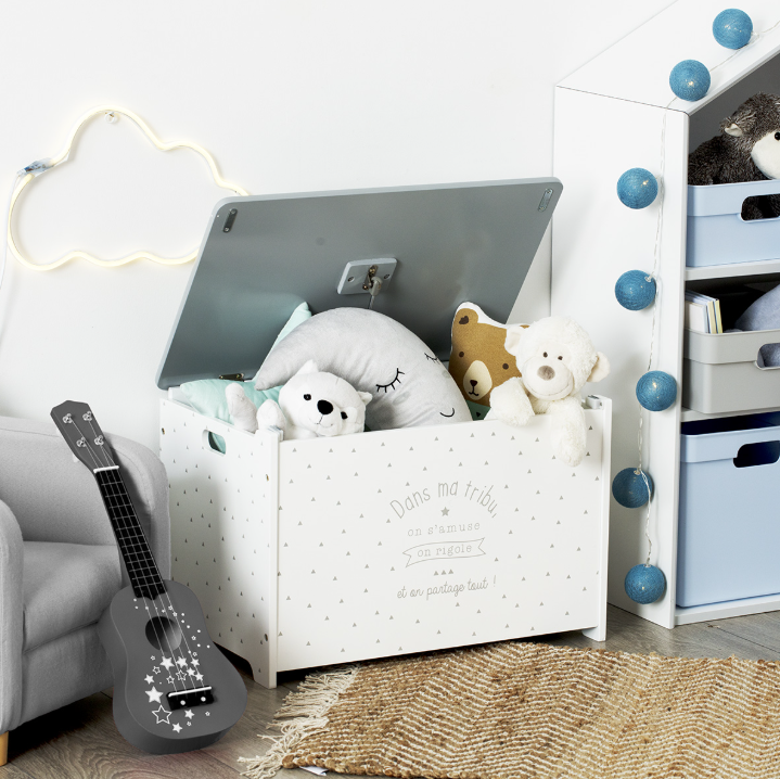 Детски шкаф за съхранение atmosphera Tribu, Сив