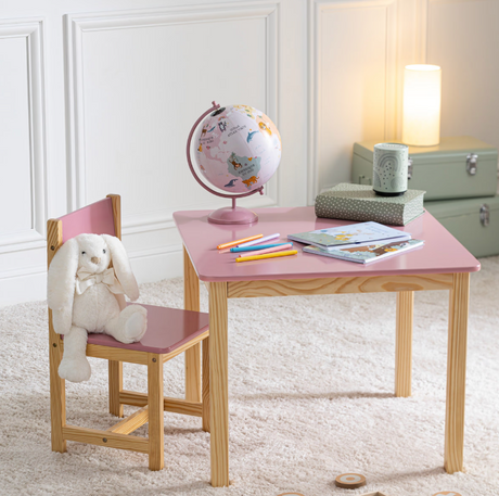 Детска маса atmosphera Classic, MDF, Розов