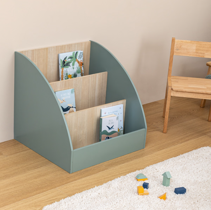 Детска библиотека atmosphera Leopard, MDF, Зелен