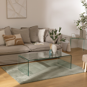 Холна маса atmosphera Lenia, 110x55x38 cm, Закалено стъкло