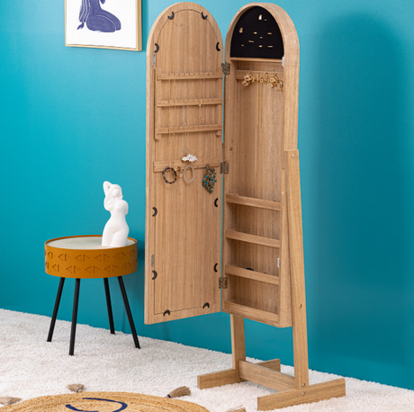 Огледало с място за съхранение atmosphera Soleya, 145 cm, MDF